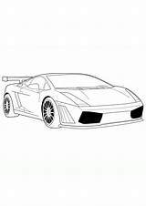 Coloring Pages Lamborghini Kids sketch template