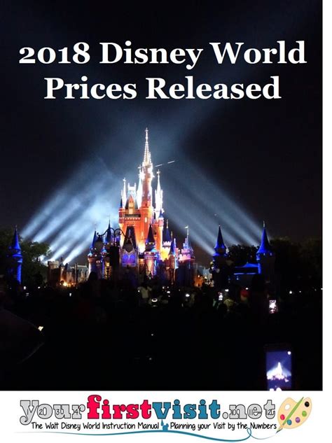 disney world prices released yourfirstvisitnet