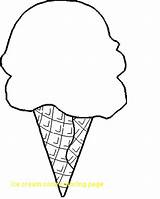 Ice Cream Cone Coloring Pages Drawing Scoop Sundae Print Color Printable Cute Colouring Scoops Pine Snow Cones Icecream Getdrawings Getcolorings sketch template