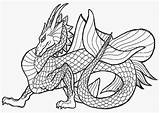 Coloring Dragons Pages Printable Dragon sketch template