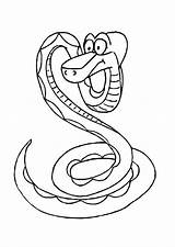 Slang Kleurplaat Snake Coloring Kleurplaten Afbeelding Printen Grote Gratis Om Te Large sketch template
