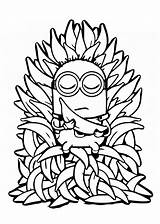 Minions Minion Coloring Pages Kids Banana Bananas Printable Color Tree Many Print Children Cartoons Sheets Sheet Halloween Despicable Book Printables sketch template