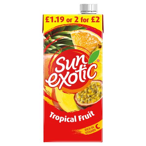 sun exotic tropical fruit  litre bestway wholesale