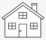 Outline House Clipart Coloring Clip Simple Cliparts Kindpng Library sketch template