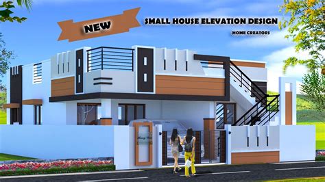 modern front elevation  ground floor houses small house designs  youtube