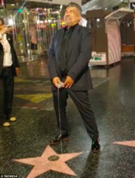 george lopez films  urinating  trumps hollywood star daily mail