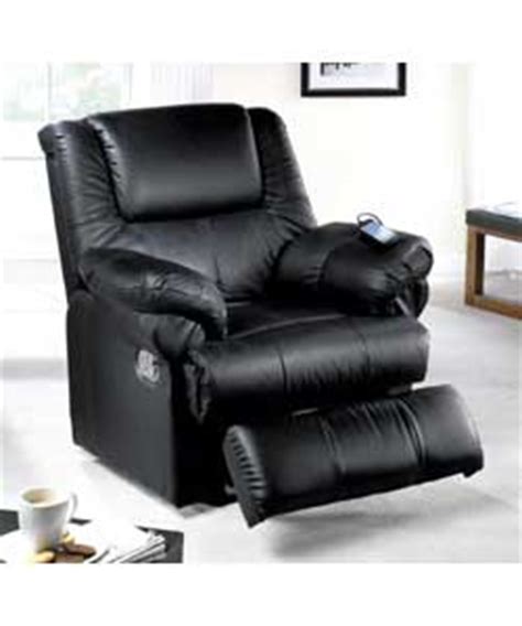 leather recliner massage chair black chair review compare prices