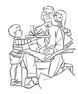 Coloring Pages Deacon Ordination Print Fathers Happy sketch template