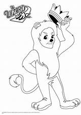 Lion Cowardly Mago Puppet Hojalata Tinman sketch template