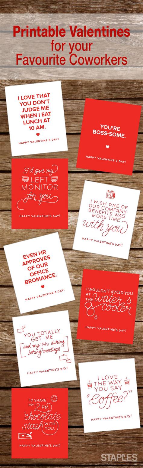 printable valentines   favourite coworkers valentines