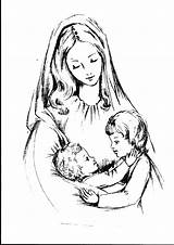 Disegno Madonna Colorare Madre Gesù Immacolata Maestrarenata Vergine Ges sketch template