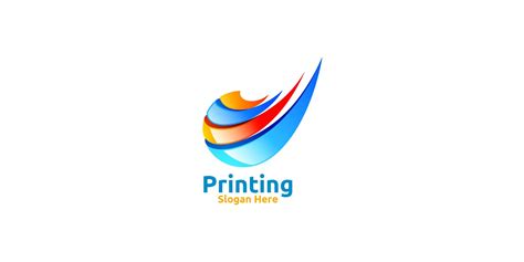 digital printing company logo design  denayunecs codester