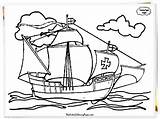 Columbus Christopher Ships Coloring Pages Printable Maria Santa Ship Print Color Getcolorings Sheets Christophe Getdrawings Comments Inspiring sketch template