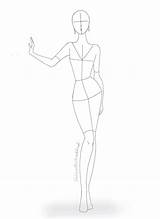 Simple Sketches Croquis Moda Desenho Caderno Croqui Modelo Corpo Desenhos Feminino Escolha Pasta Figura 1000 sketch template