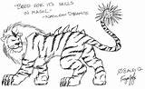 Liger Coloring Pages Getcolorings Printable Unique Color sketch template