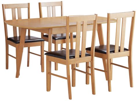 argos home witley extendable wood table  chairs black
