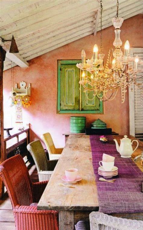refined boho chic dining room designs interior god
