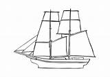 Vela Barca Colorare Barco Velero Segelschiff Malvorlage Barcos Navire Ausmalbilder Disegni Naval sketch template