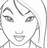 Coloring Mulan Pages Disney Princess Face Drawing Belle Online Printable Sheets Kids Clipart Draw Dibujos Pintar Comments Library Desde Guardado sketch template