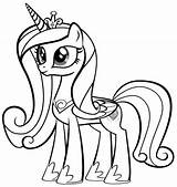 Pony Little Coloring Pages Print Popular Color sketch template