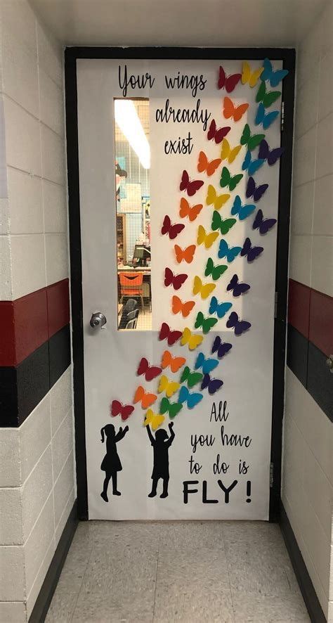colorful classroom door decorations