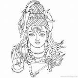Shiva Brahma Vishnu God Xcolorings sketch template