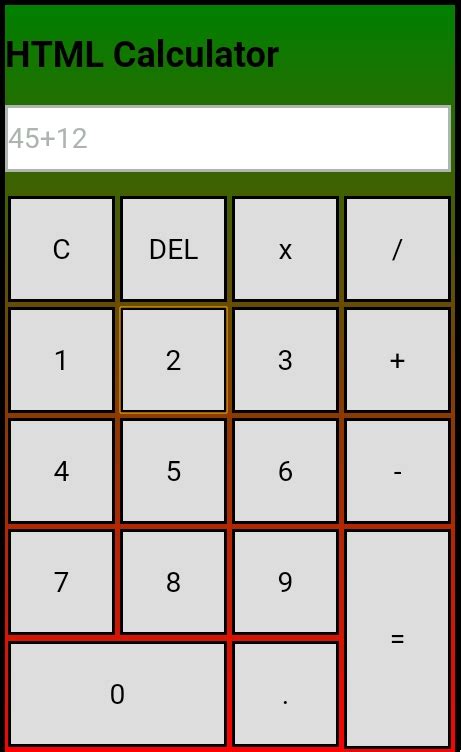github orangomangohtml calculator  calculator   html css  javascript