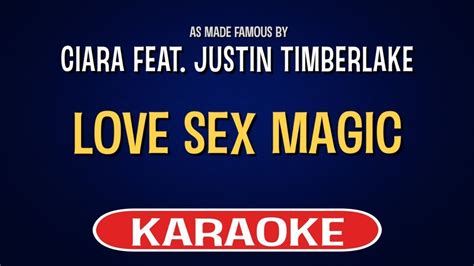 ciara feat justin timberlake love sex magic karaoke