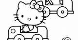Coloring Kitty Pages Hello sketch template
