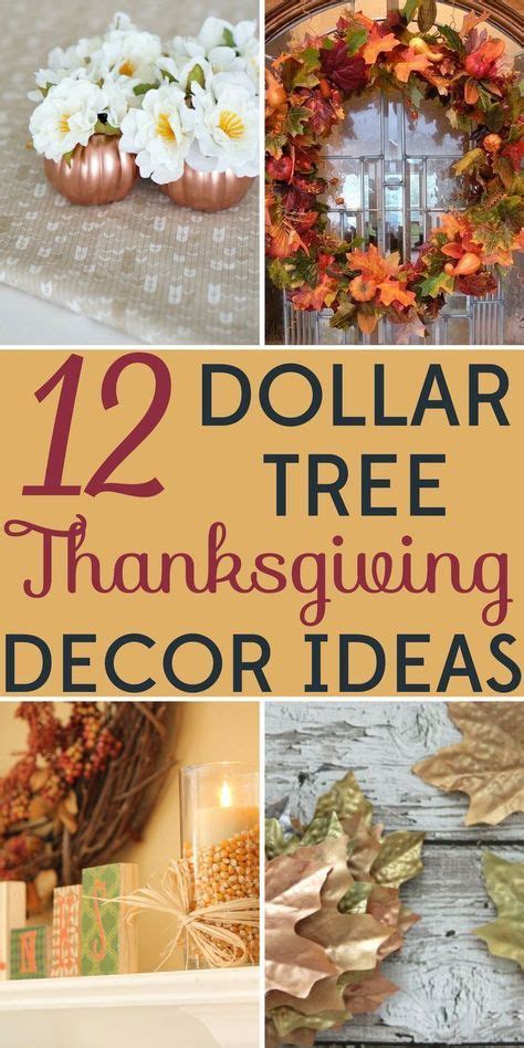 decorating   budget  dollar tree thanksgiving decor