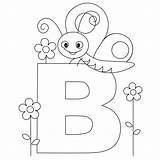Coloring Pages Alphabet Printable Letters Kids sketch template