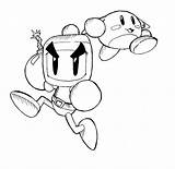 Bomberman Pages Pommy Coloring Template sketch template