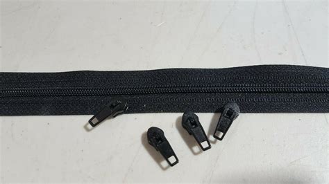 upholstery zip black suitable  upholstery  crafts  metre