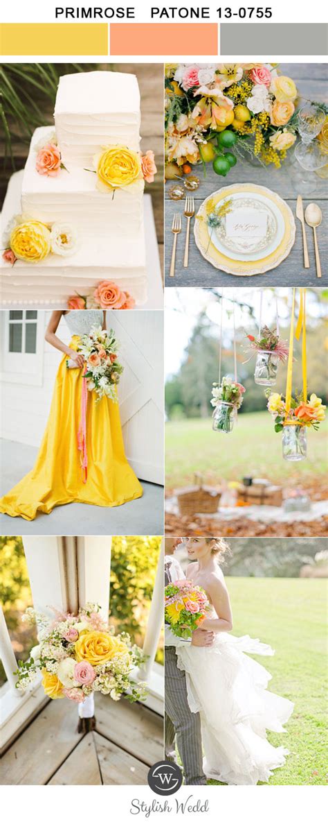 top 10 wedding colors for spring 2017 inspired by pantone