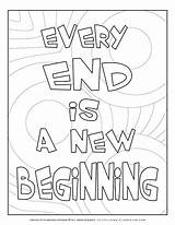 End Year Coloring Beginnings Beginning Activities School Pages Printables Choose Board Grade sketch template