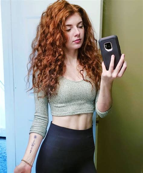 bo on instagram “a rare mirror selfie from me 😁🤷‍♀️ redhead mirrorselfie tattoo