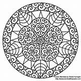 Coloring Pages Fractal Mandala Printable Sheets Abstract Kids Color Teen Colouring Flower Adult Designs Very Para Gif Popular Cool Fall sketch template