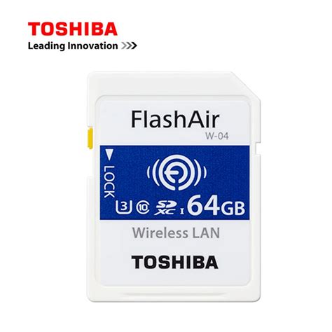 toshiba   wifi sd card gb gb flashair wi fi memory card gb class  wireless lan