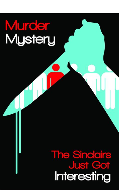 murder mystery simplistic  poster design runescape