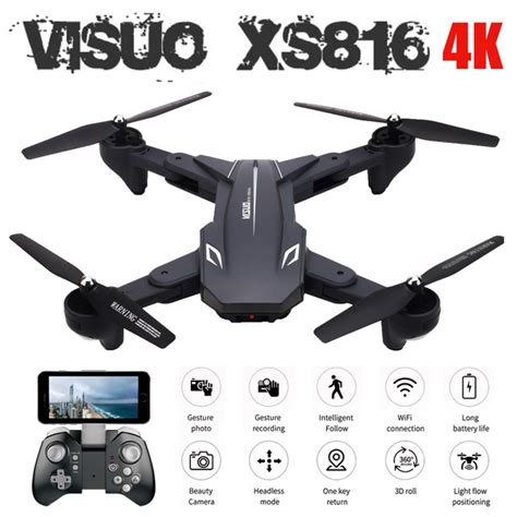 wholesale visuo xs optical flow positioning  p dual camera wifi fpv rc drone gesture