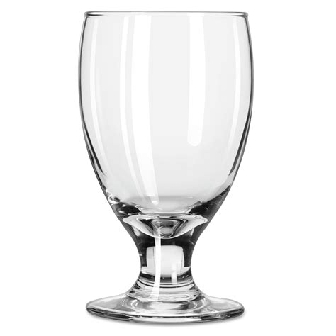Libbey Embassy Footed Drink Glasses Banquet Goblet 10 5oz 5 1 4