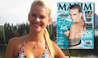 big brother australia s jade albany is topless for maxim