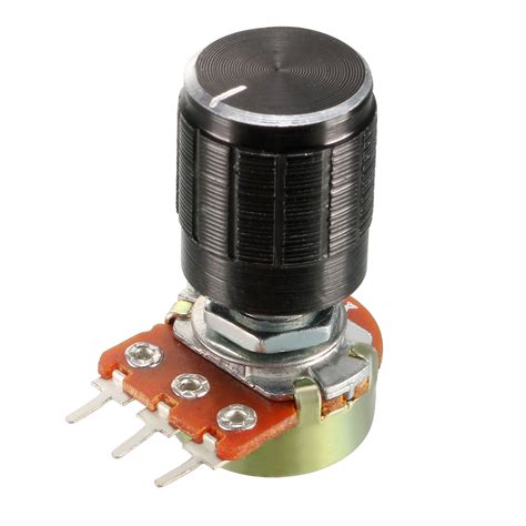 ohm variable resistors rotary carbon film taper potentiometer  knob pcs walmartcom