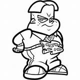 Johnny Test Coloring Pages Bling Pew Boy Getcolorings Getdrawings Clipartmag Clipart sketch template