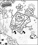 Coloring Spongebob Face Pages sketch template