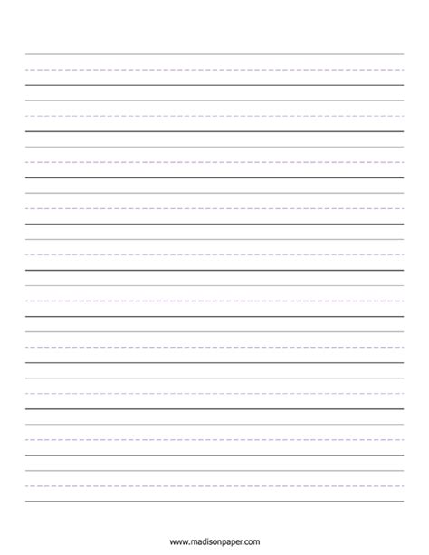 lined handwriting paper printable  madisons paper templates