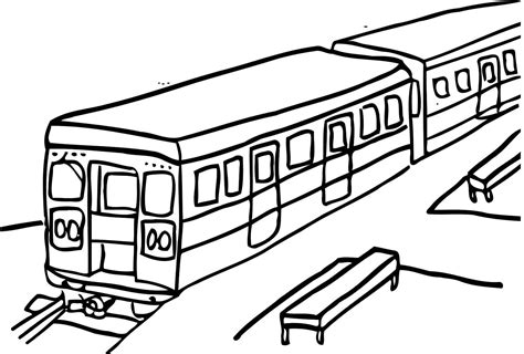 subway coloring pages coloring home