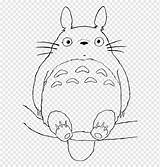 Totoro Doodle Pngwing sketch template