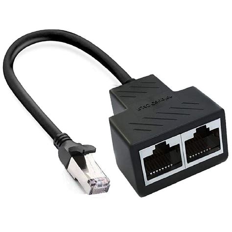 rj ethernet cable splitter network adapterethernet splitter    cable adapter suitable