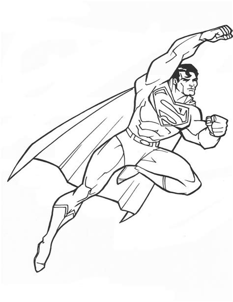 printable superman coloring pages  kids